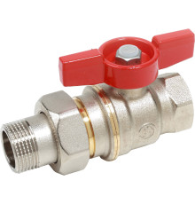 Кран шаровой Giacomini DADO с отводом 1/2 ВР-НР бабочка R919X003