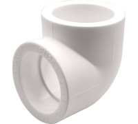 Угольник 90° PP-R THERMOLIGHT 63 мм белый НС-1620663