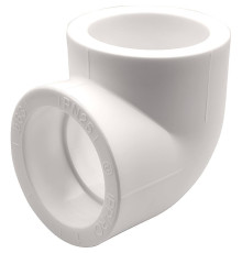 Угольник 90° PP-R THERMOLIGHT 63 мм белый НС-1620663