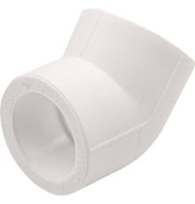 Угольник 45° PP-R THERMOLIGHT 25 мм белый НС-1620653