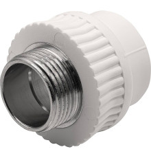 Муфта комбинированная THERMOLIGHT PP-R НР 32х1 белая НС-1620510