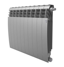 Радиатор биметаллический Royal Thermo BiLiner 500 Silver Satin нижнее подключение 10 секций НС-1506312