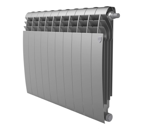 Радиатор биметаллический Royal Thermo BiLiner 500 Silver Satin нижнее подключение 10 секций НС-1506312