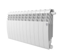 Биметаллический радиатор Royal Thermo BiLiner 350 Bianco Traffico VR 12 секций нижнее подключение 1506288