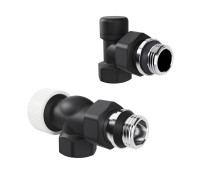 Набор термостатический осевой Royal Thermo Design 1/2 M30x1,5 Черный НС-1640375