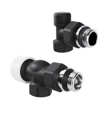 Набор термостатический осевой Royal Thermo Design 1/2 M30x1,5 Черный НС-1640375