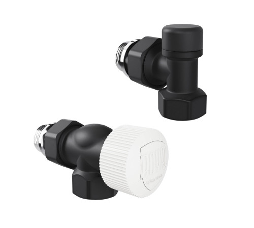 Набор термостатический осевой Royal Thermo Design 1/2 M30x1,5 Черный НС-1640375