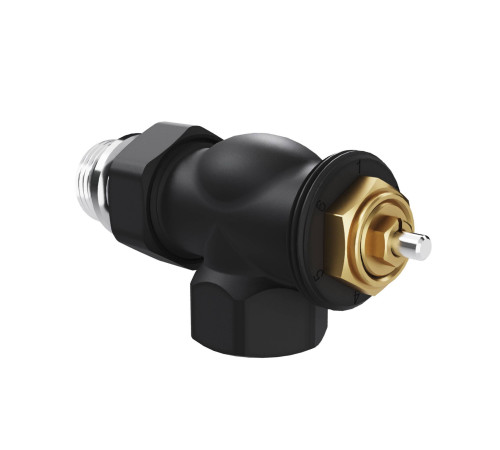 Набор термостатический осевой Royal Thermo Design 1/2 M30x1,5 Черный НС-1640375