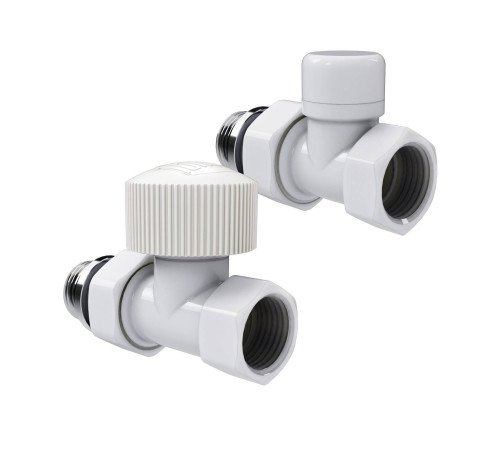Набор термостатический прямой Royal Thermo Design 1/2 M30x1,5 Белый НС-1640376