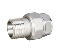 Соединение разъемное прямое LD американка DN50 вн-нр латунь никелированная LD.67.530.50