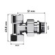 Набор термостатический осевой Royal Thermo Design 1/2 M30x1,5 Хром НС-1640374
