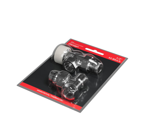 Набор термостатический осевой Royal Thermo Design 1/2 M30x1,5 Хром НС-1640374