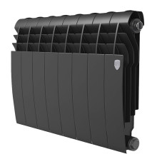 Радиатор биметаллический Royal Thermo BILINER 350 Noir Sable 10 секций боковое подключение НС-1682255