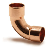 Отвод 90° медный двухраструбный под пайку Nika 3/4 (19.05 мм) 1635598