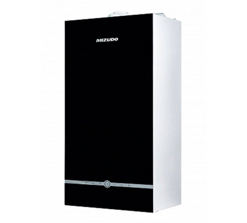 Котел газовый настенный MIZUDO GB M24Т pro двухконтурный 24 кВт OpenTherm черный M24T pro black