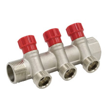 Коллектор с регулирующими вентилями VIEIR 1x3/4 3 выхода VR903