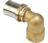 Угольник-пресс Giacomini латунь ВР 16x1/2 RM129Y033