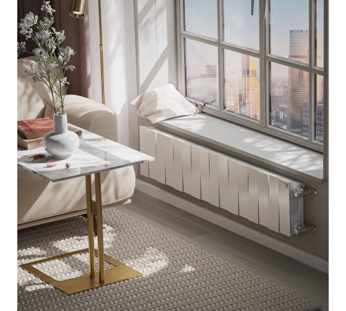 Радиатор биметаллический Royal Thermo PianoForte 200 Белый 16 секций боковое подключение НС-1682302