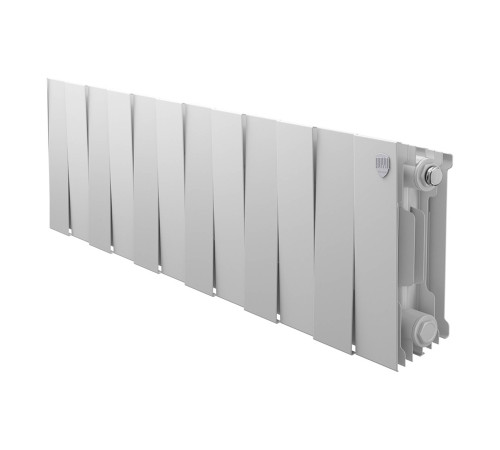 Радиатор биметаллический Royal Thermo PianoForte 200 Белый 12 секций боковое подключение НС-1682300