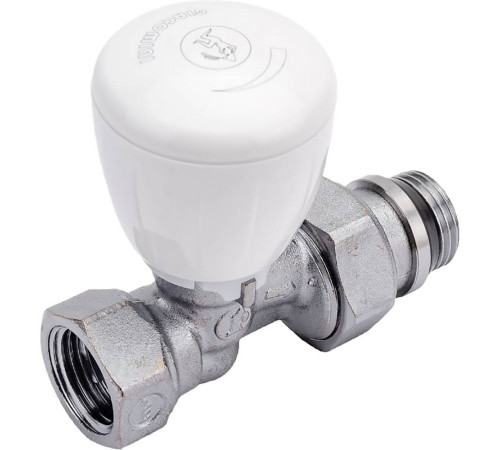 Клапан радиаторный Giacomini R6TG ручной прямой 1/2 R6X033