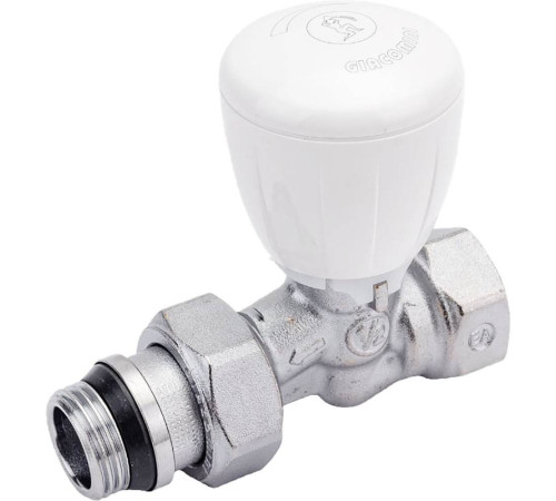 Клапан радиаторный Giacomini R6TG ручной прямой 1/2 R6X033