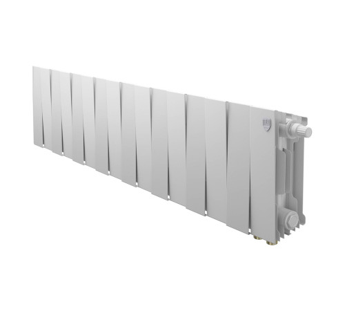 Радиатор биметаллический Royal Thermo PianoForte 200 Bianco Traffico 16 секц. нижнее подключение VDR80 1506320