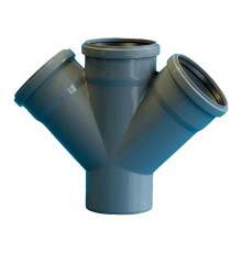 Крестовина одноплоскостная Политэк 110x110x110 мм 45° 111111045