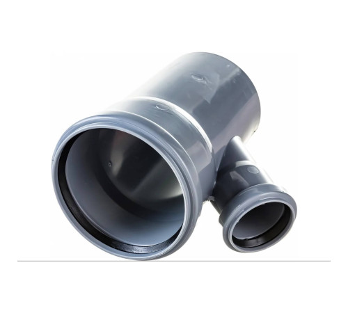 Тройник канализационный Политэк 110х50 мм 45° внутренний (50) 201154