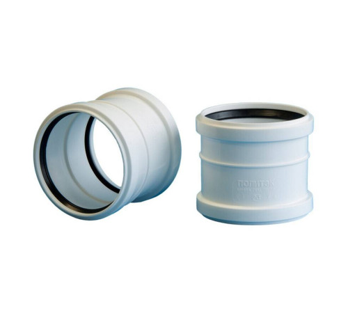 Муфта двухраструбная Политэк Polytron Comfort 50 мм для бесшумной канализации 300050020