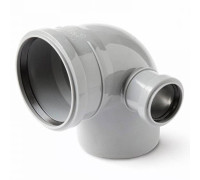 Отвод 90° Sinikon Comfort Plus 110/50 мм с дополнительным входом справа 1611734