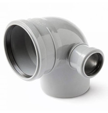 Отвод 90° Sinikon Comfort Plus 110/50 мм с дополнительным входом справа 1611734