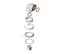 Колено стартовое универсальное Royal Thermo 90° 60/100 мм НС-1612246