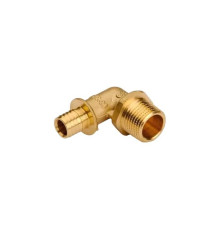 Угольник-переходник РОСТерм аксиальный с наружной резьбой 16x1/2 100020300