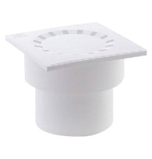 Трап канализационный Политэк вертикальный 110 мм с пластиковой решеткой 150х150 мм 1306893