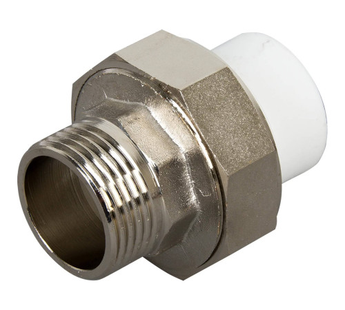 Муфта комбинированная РОСТерм PPR с разъемным раструбом 25 мм x 1 НР НС-1517159