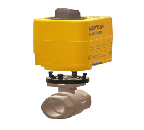 Кран шаровой с электроприводом Neptun Bugatti Click 230В 1/2 НС-1716240