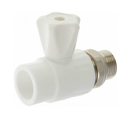 Кран радиаторный полипропиленовый РОСТерм PPR прямой 25x3/4 НР 1517102