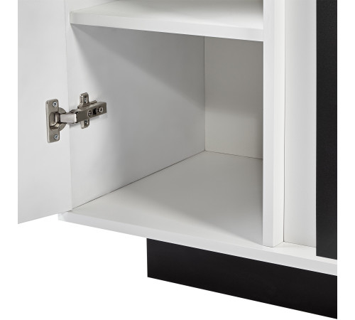 Портал для электрокамина Firelight Como 30 белый/черный р/в НС-1729024