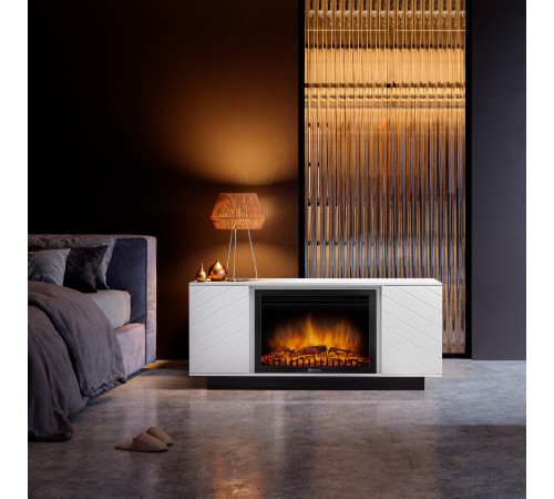 Портал для электрокамина Firelight Como 30 белый/черный р/в НС-1729024