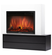 Портал для электрокамина Firelight Combi 30 белый/черный р/в НС-1729018