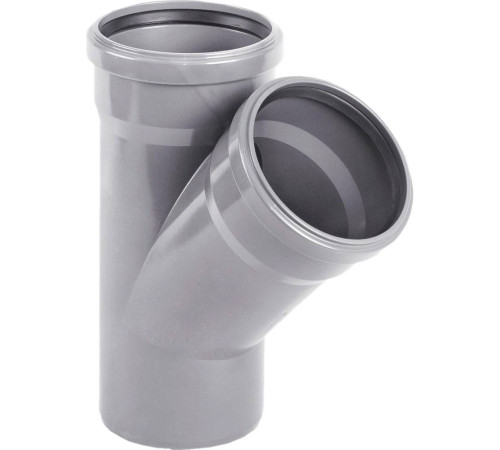 Тройник Хемкор Шумэкс НПВХ 110х110 мм 87° 1455396