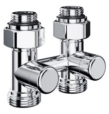 Узел нижнего подключения Royal Thermo Design прямой 1/2 x 3/4 EK хром RTE 07.00103