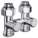 Узел нижнего подключения Royal Thermo Design прямой 1/2 x 3/4 EK хром RTE 07.00103