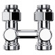 Узел нижнего подключения Royal Thermo Design прямой 1/2 x 3/4 EK хром RTE 07.00103
