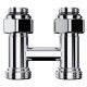 Узел нижнего подключения Royal Thermo Design прямой 1/2 x 3/4 EK хром RTE 07.00103
