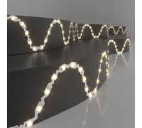 Светодиодная гибкая лента 12 В 6 Вт/м 60 Led/м 2835 IP20, теплый белый 3300K, 5 м Лента светодиодная гибкая 12V 6W 60 Led S 2835 P20 теплый белый