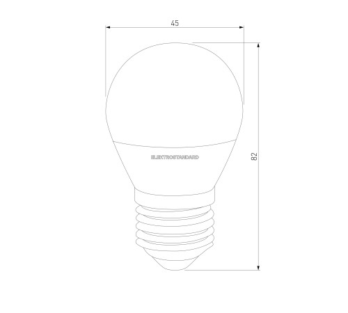 Светодиодная лампа G45 7W 3300K E27 Mini ClassicLED 7W 3300K E27 матовое стекло