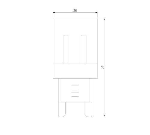 Светодиодная лампа JCD 9W 220V 4200K G9 BLG904