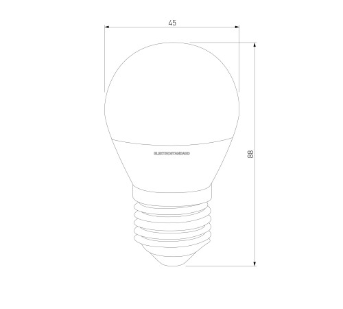 Светодиодная лампа Mini Classic LED 9W 6500K E27 BLE2764