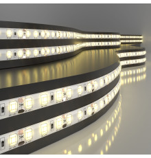 Светодиодная лента 12 В 9,6 Вт/м 120 Led/м 2835 IP65, теплый белый 3300K, 5 м Лента светодиодная 12V 9,6W 120Led 2835 IP65 теплый белый, 5м